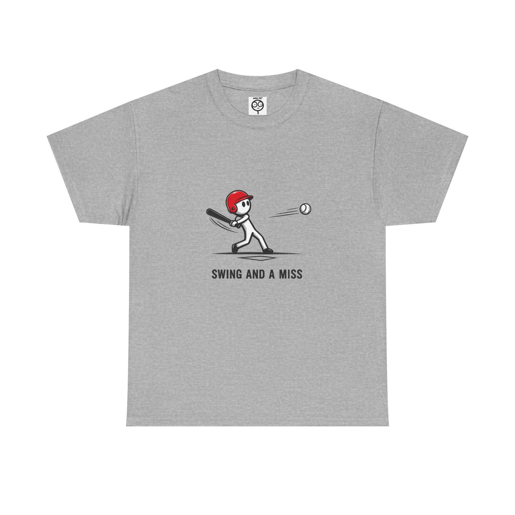 Swing and a Miss Baseball Unisex Cotton T Shirt