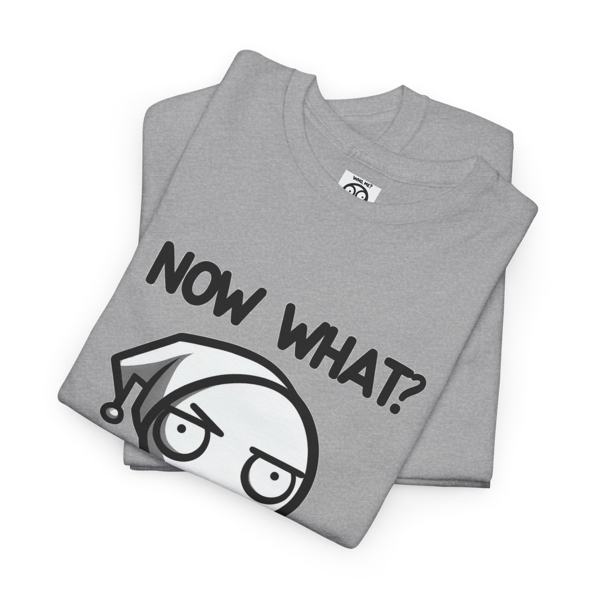 Now What? Unisex Cotton T-Shirt