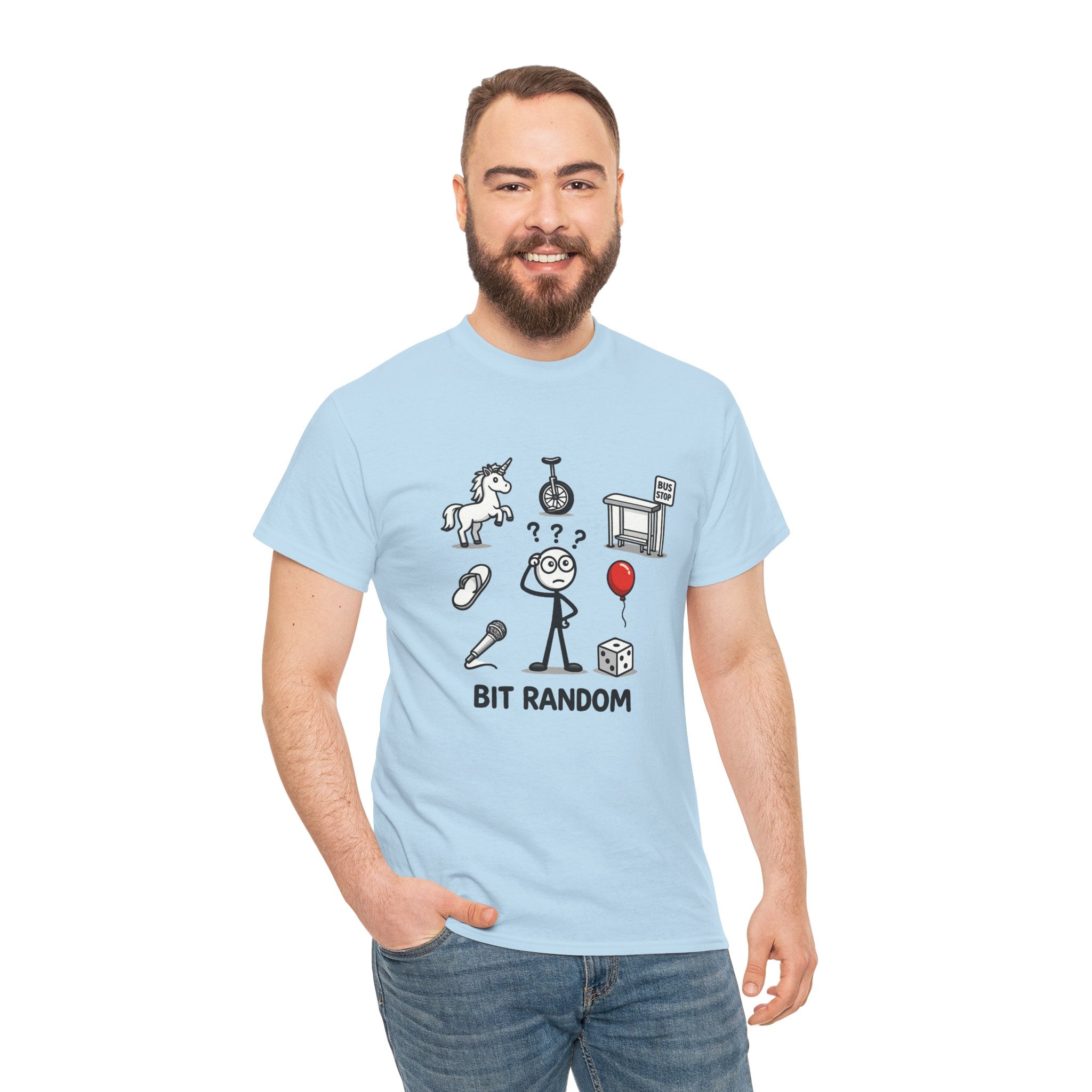 Bit Random Unisex Cotton T-Shirt