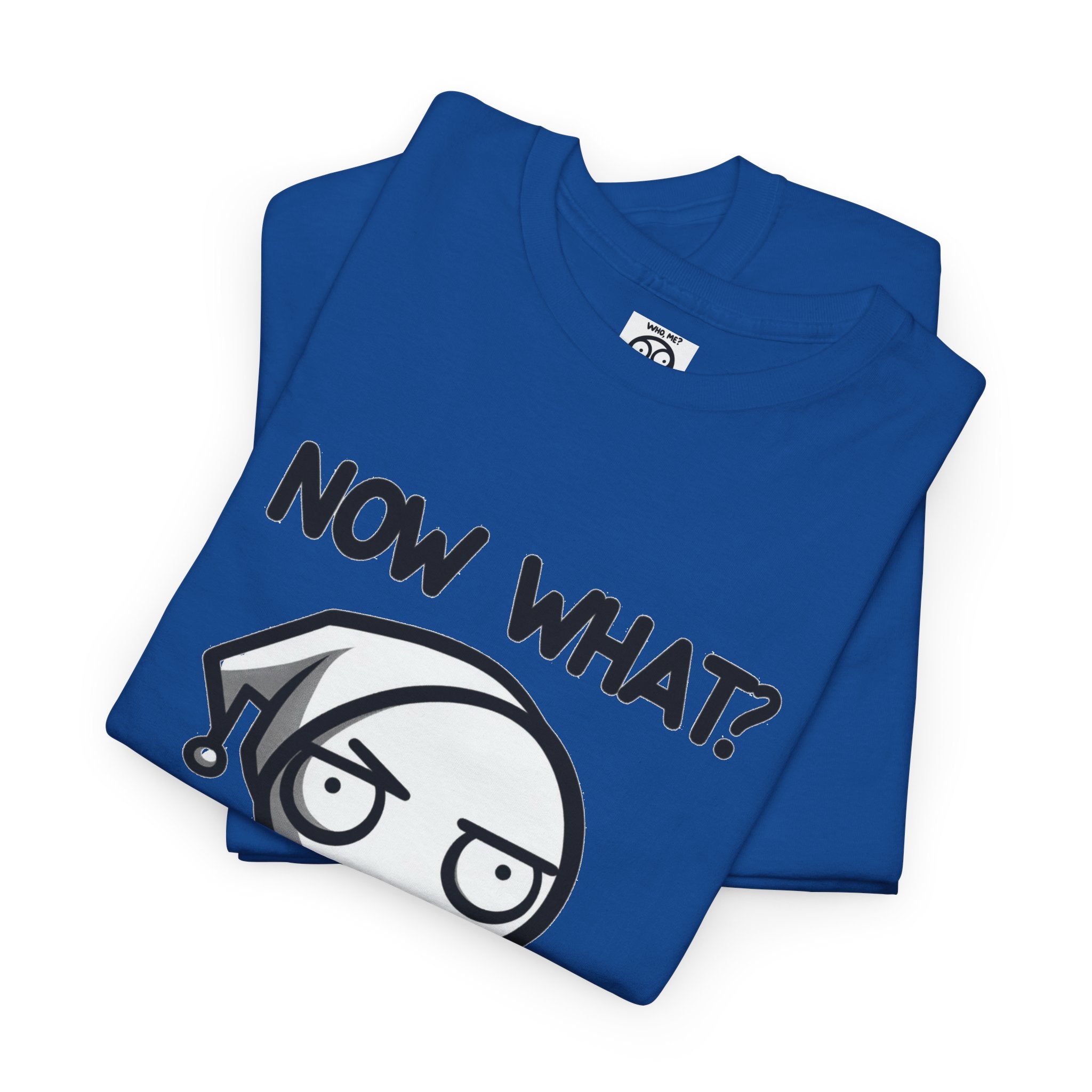 Now What? Unisex Cotton T-Shirt