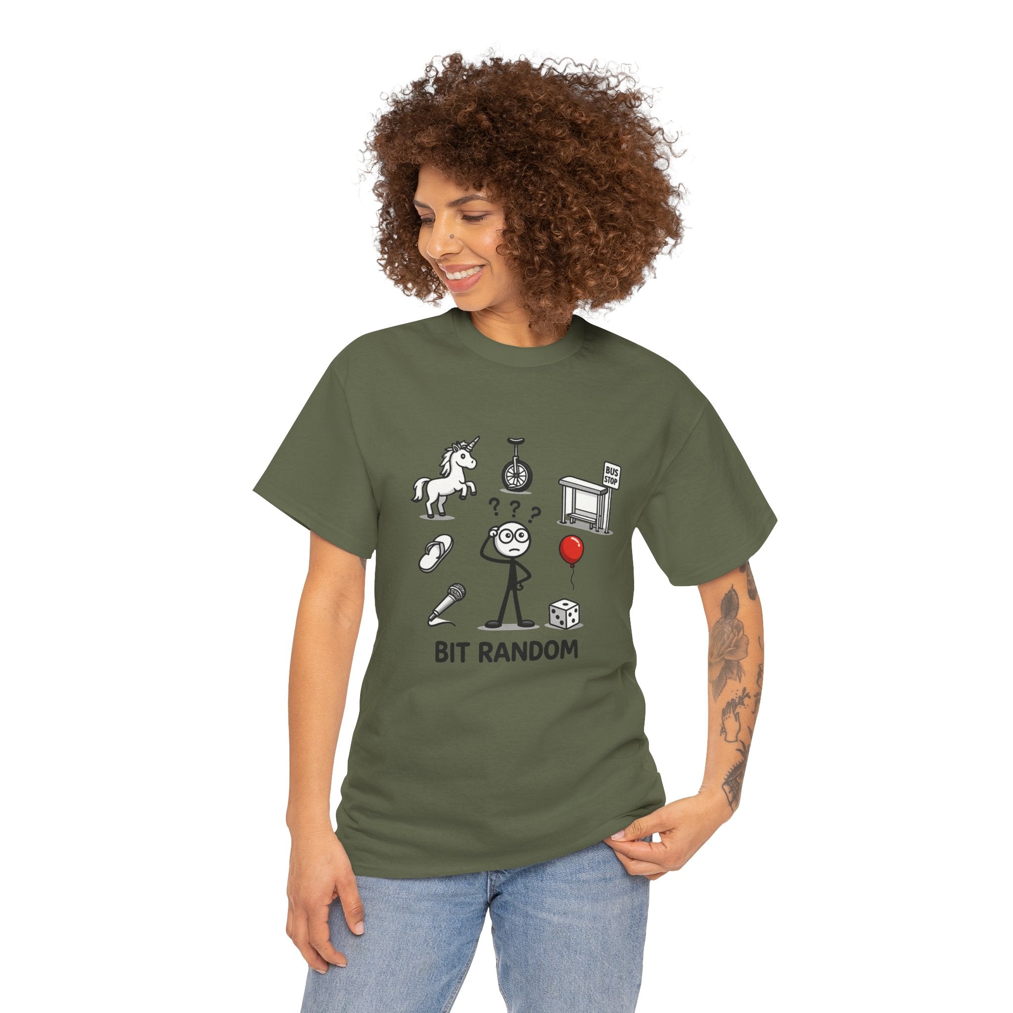Bit Random Unisex Cotton T-Shirt