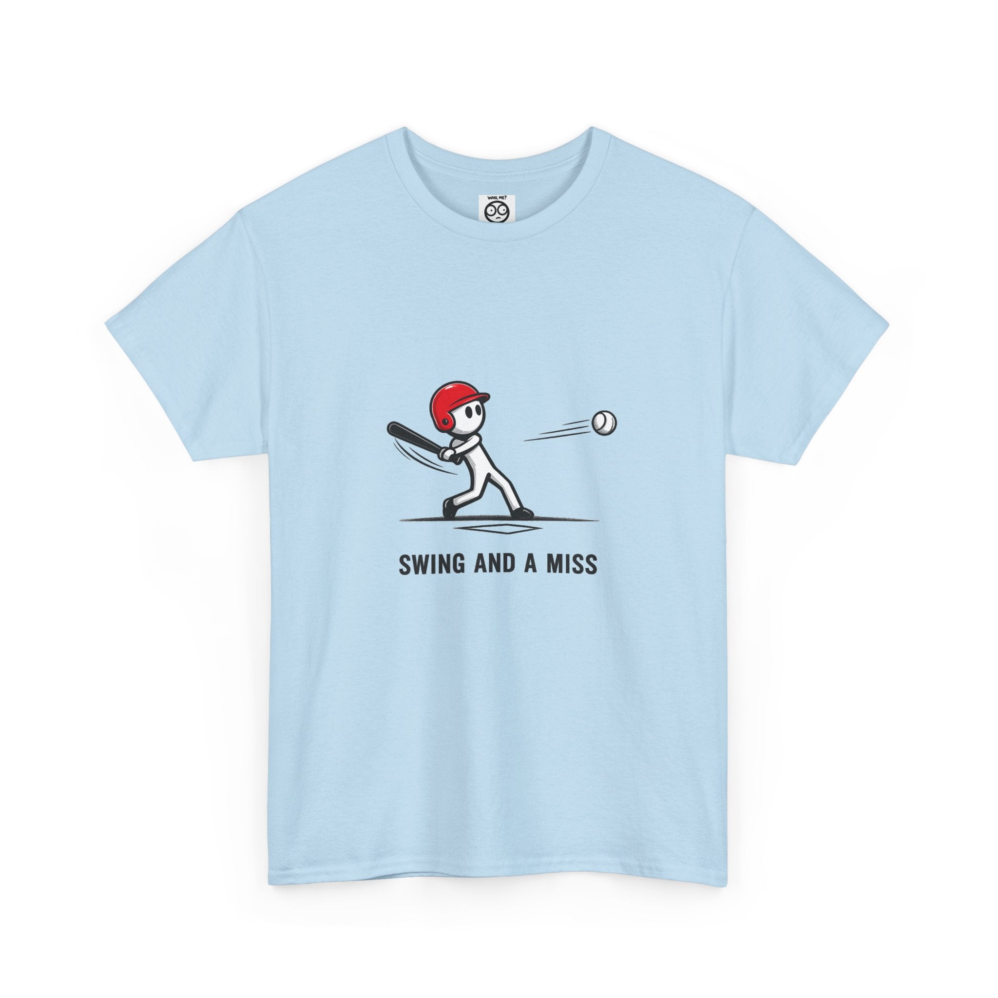 Swing and a Miss Baseball Unisex Cotton T Shirt
